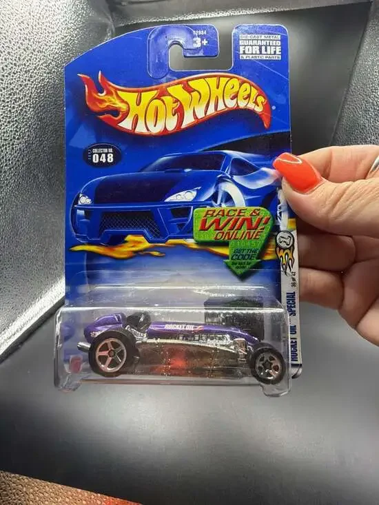 2002 Hot Wheels First Editions Collector #048 Rocket Oil Special Purple