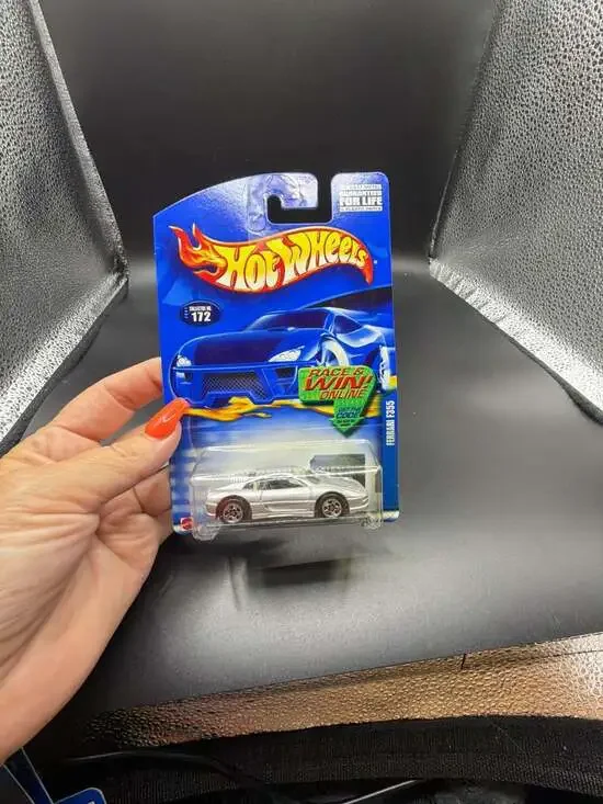 2002 Hot Wheels Ferrari F355 Silver Collector No. 172