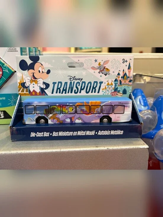Disney Parks Figment Disney Transport Die-Cast Bus