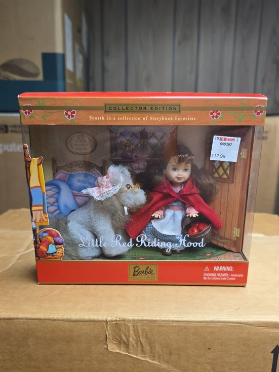Barbie Little Red Riding Hood Doll Set 2001 Storybook Collection