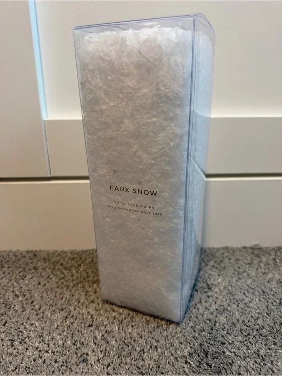 Pottery Barn Faux Snow - White Decorative Filler