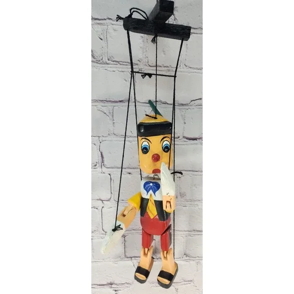 1950's Wooden Pinocchio Marionette Disney