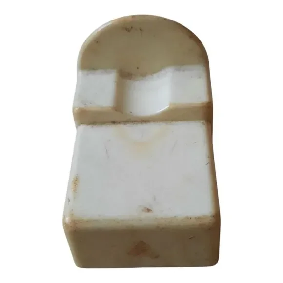 Cream and White Doll Bed