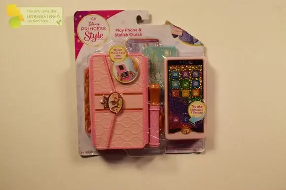 Disney Princess Style Collection Play Phone & Stylish Clutch#