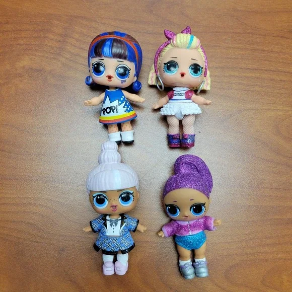 LOL Surprise OMG DOLLS LOT OF 4 Collectible Figures‎