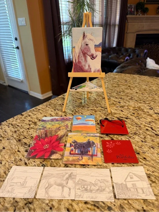 American Girl Doll Saige's Painting Set, Retired in 2013