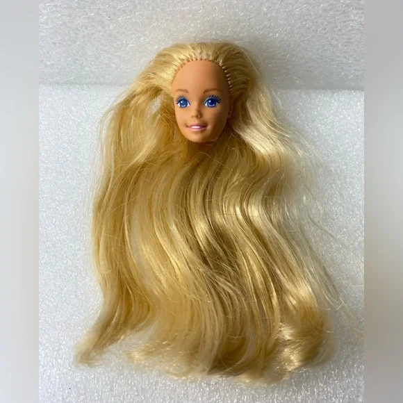 Vintage SUPERSTAR ERA Barbie Doll Blonde Hair Blue Eyes - HEAD Replacement Only