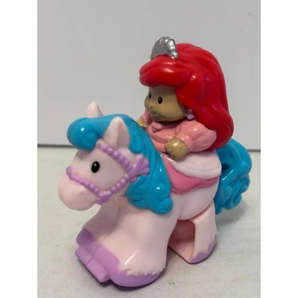 Disney Princess Ariel Klip Klop Horse Little People Fisher Price toy collectible