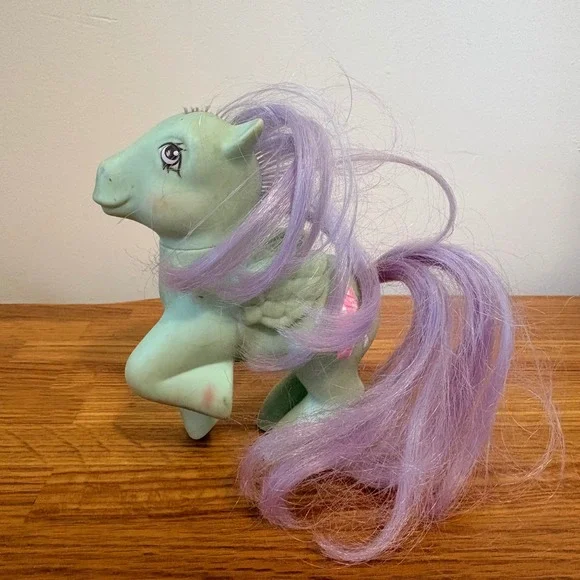Hasbro My Little Pony G1 Sundae Best Peppermint Crunch Pegasus 1987 Vtg Green