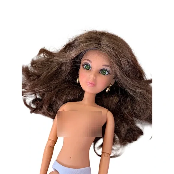 Spin Master Liv Doll Sophie 2009 Brunette Removable Wig Green Eyes Articulated‎