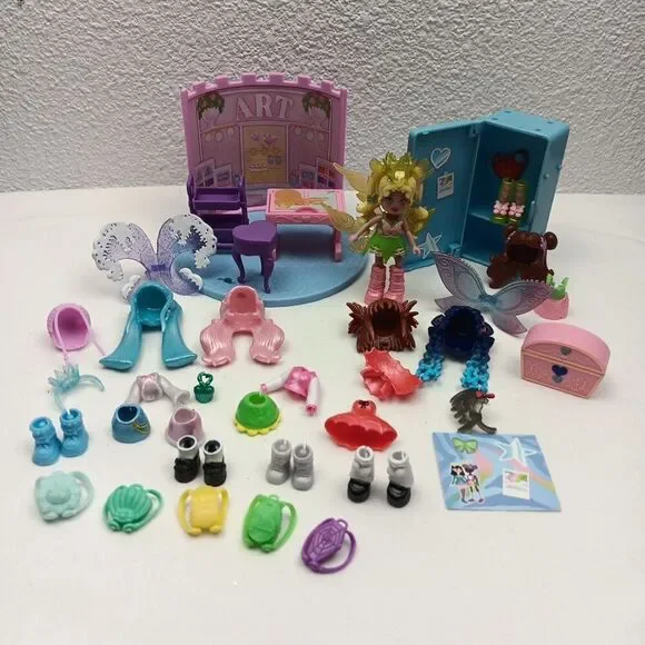 Royale High Mixed Lot Art Class Playset Nature Fairy Locker Wigs Clothes Boots