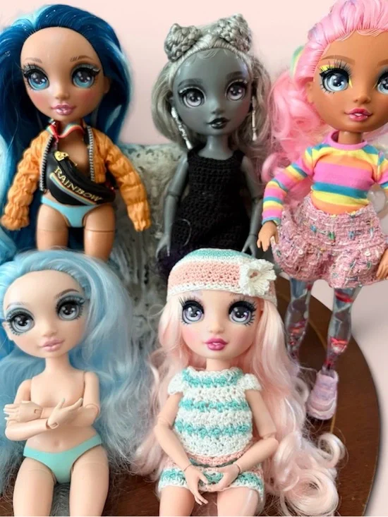 Gabriella Icely Rosetta Luna Madison Bella Parker Skylar Bradshaw rainbow high