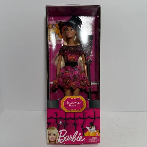 Barbie Halloween Haunt Pink Witch Doll