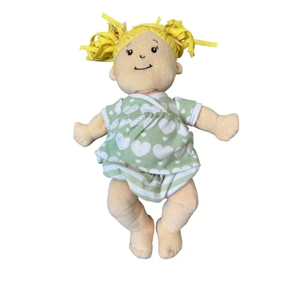 Manhattan Toy Baby Girl Soft Cloth Rag Doll 15