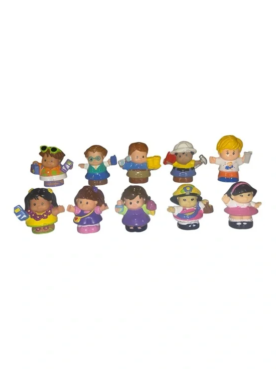 Fisher Price Little People Figures Lot of 10 Assorted Characters Bundle 1