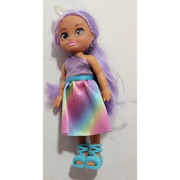 Sparkle Girlz Little Friends Mini‎ Doll Unicorn Princess 5.5