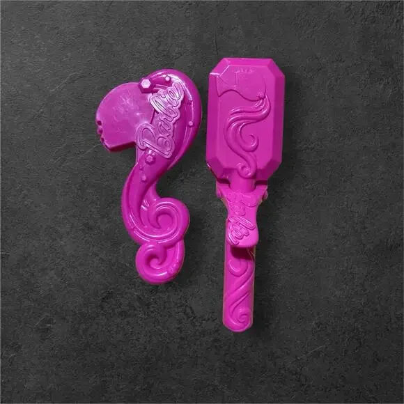 Barbie Silhouette Doll Hairbrush And straightener Hair Brush For‎ Pretend Play