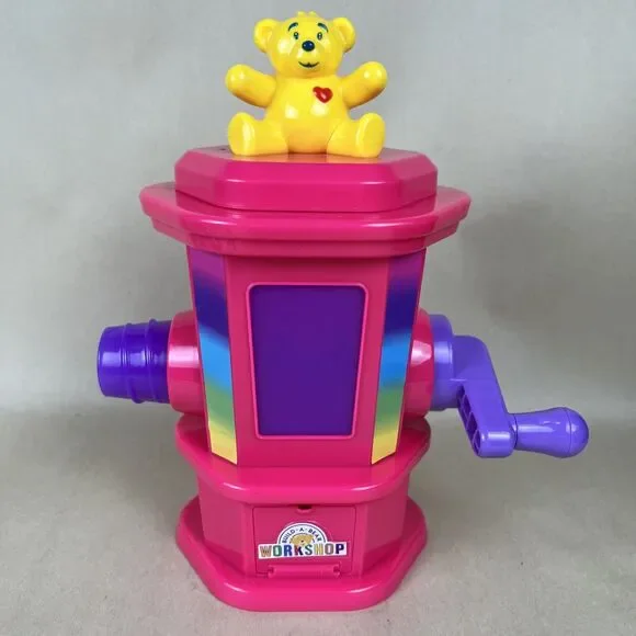 Build-A-Bear Workshop Stuffing‎ Station Machine Crank Purple Pink Yellow Rainbow