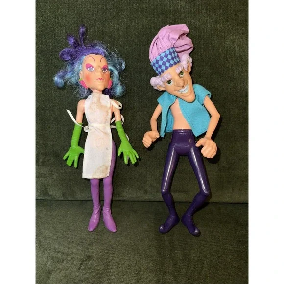 Vintage 1980s Strawberry Shortcake Purple Pie‎ Man And Sour Grapes Figures