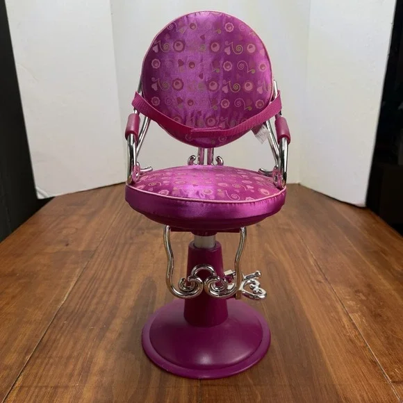 Battat Our Generation Salon Chair Hair Stylist Pink Sitting Pretty 18