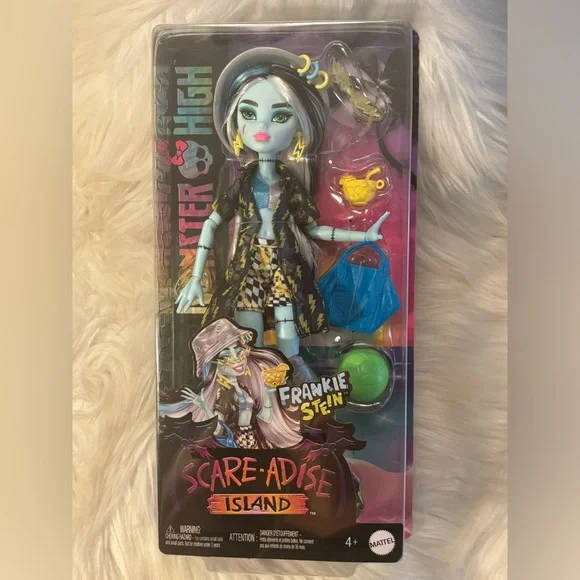 🆕Monster High Scare-adise Island Frankie Stein Doll