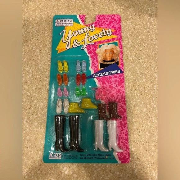 Young & Lovely 1995 Barbie Shoes Rare