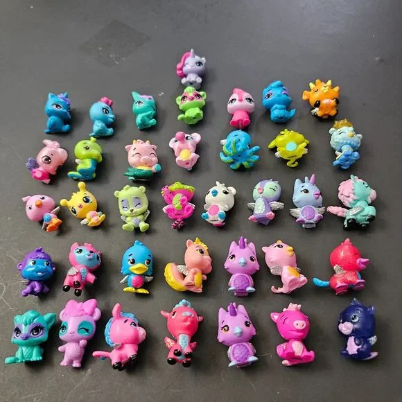 Lot of 37 Hatchimals CollEGGtibles Minifigures Unique 1 Duplicate