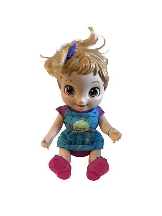 Baby Alive Grows Up Blonde Hair Dreamy Infant Girl 2019 - Read