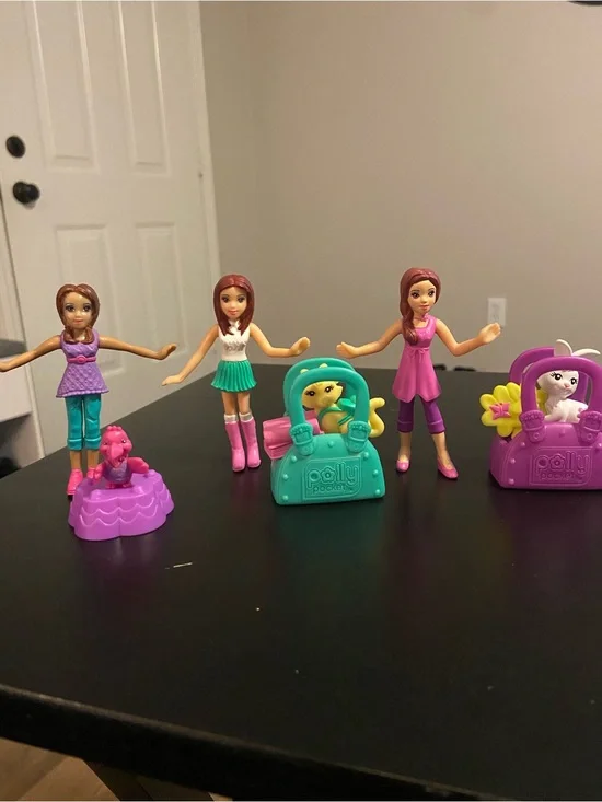 McDonald's Polly Pocket Figures with Pets
