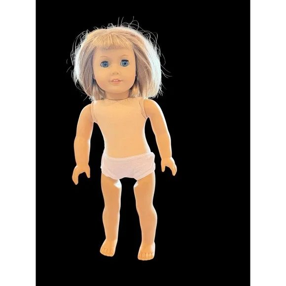 2010 American Girl Kit Kittridge Doll Bob Cut Sandy Blonde Hair Blue Eyes