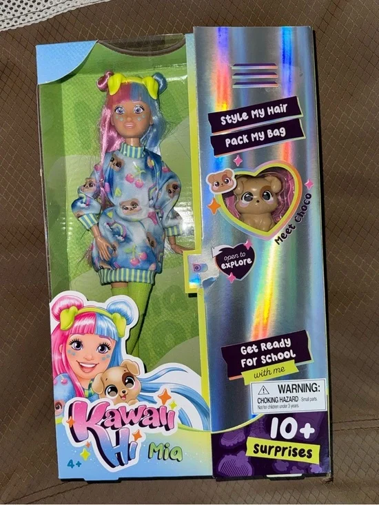 Simba Kawaii Hi Mia Fashion doll with dog pet Choco