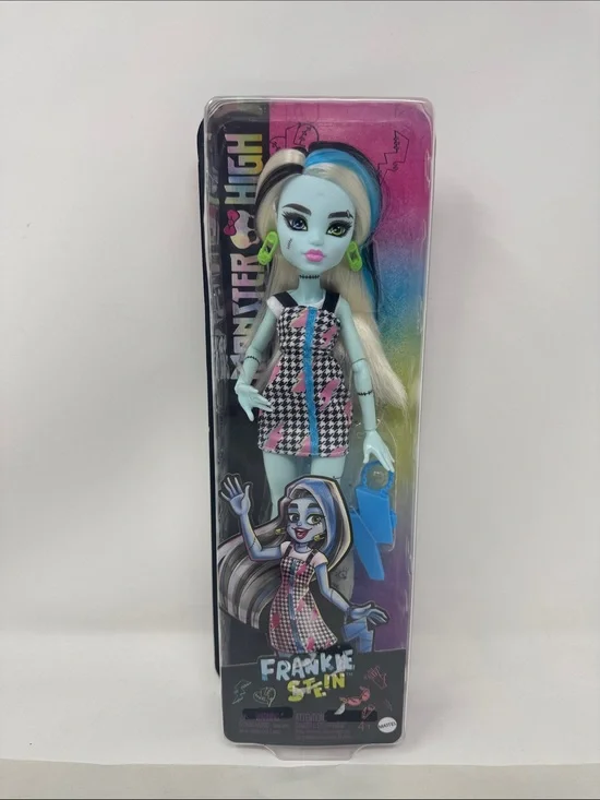 MATTEL MONSTER HIGH FRANKIE STEIN DOLL FIGURINE FIGURE PURSE