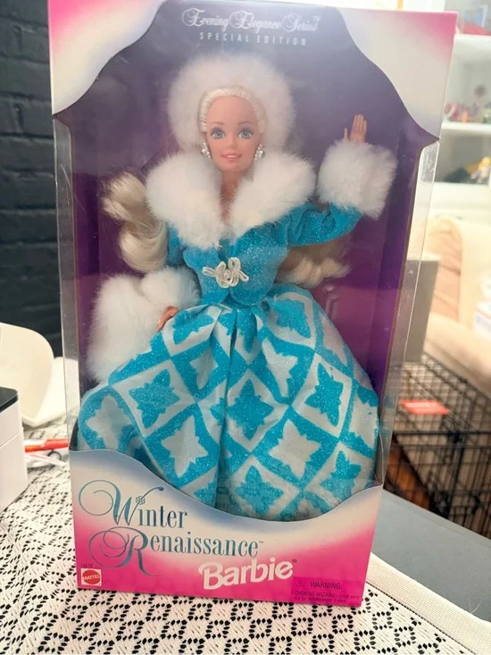 Barbie Winter Renaissance Blue & White Evening Elegance Special Edition