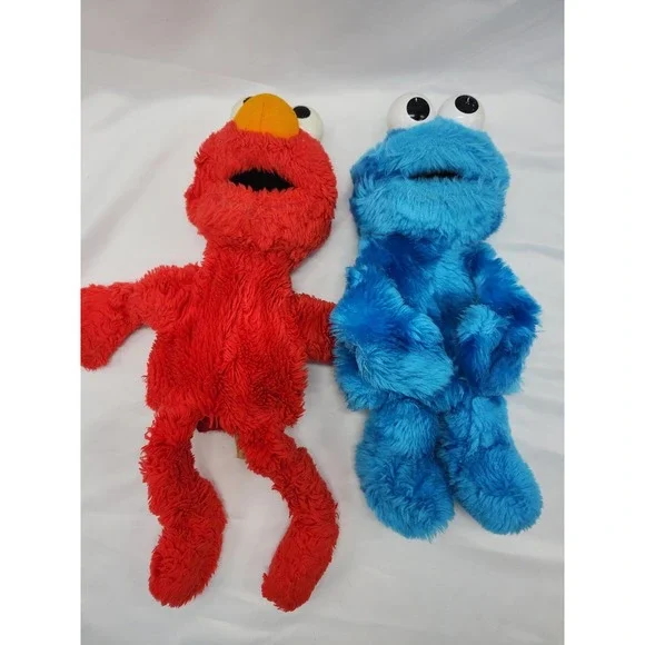 Elmo And Cookie Monster Puppets Applause