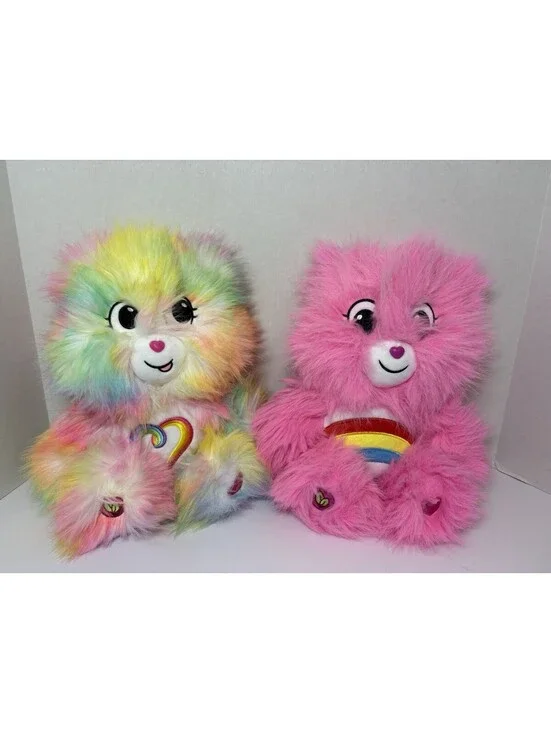 Care Bears Super Fuzzies Plush CHEER & TOGETHERNESS Bear ULTRA RARE