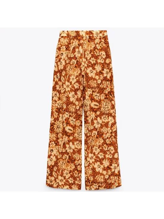 NWT Zara Linen Blend Pants Size M