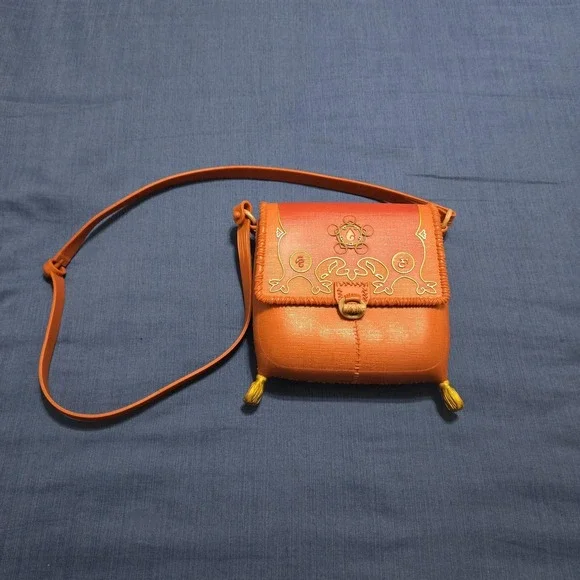 Disney Elena of Avalor Royal Crossbody Purse Handbag Jakks Pacific Red Orange