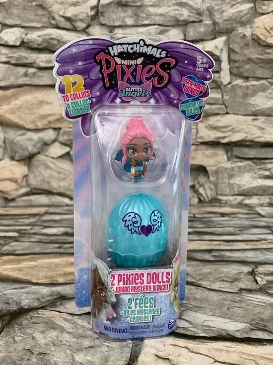 Hatchimals Mini Pixies Glitter Angels Mystery Doll Jumbo Wings Fashion Toy Set