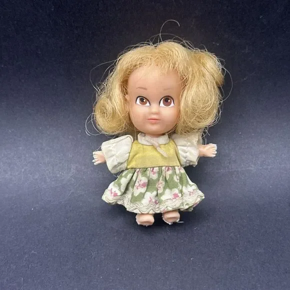 Goldilocks Lime Green Dress STORYBOOK 1967 Mattel Blonde