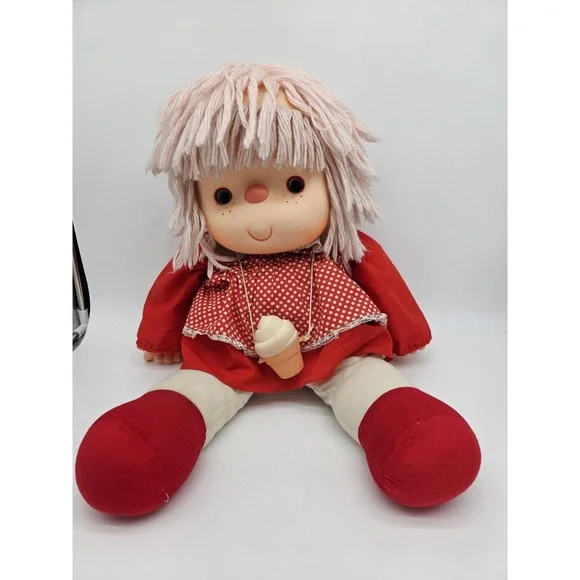 Vintage J SHIN 1980 Jumbo Size ICE CREAM CONE DOLL 26