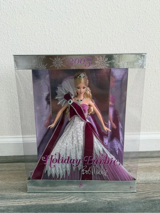 Barbie 2005 Holiday Collector Doll - Purple, White & Silver