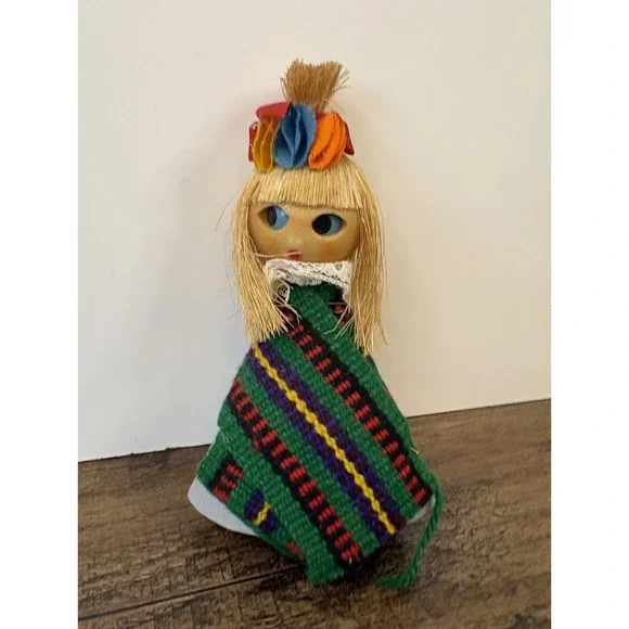 Vintage Polish Folk Art Hand Made Regional 5.5