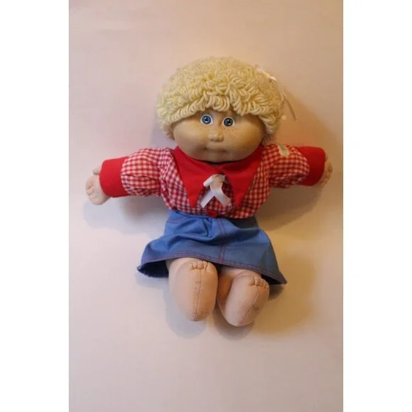 Vintage Signed Xavier Roberts Cabbage Patch Kids Doll Blonde Hair 1978-1982