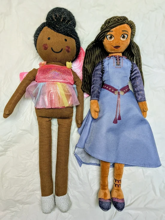Pillowfort Ballerina & Disney Wish Asha Plush 19
