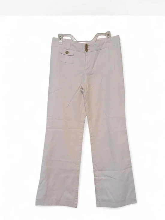 Banana Republic Cream Martin Fit Pants
