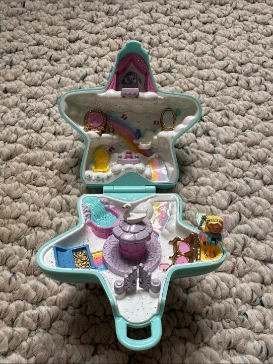Vintage 1992 Polly Pocket Fairy Wishing World playset by Bluebird Toys