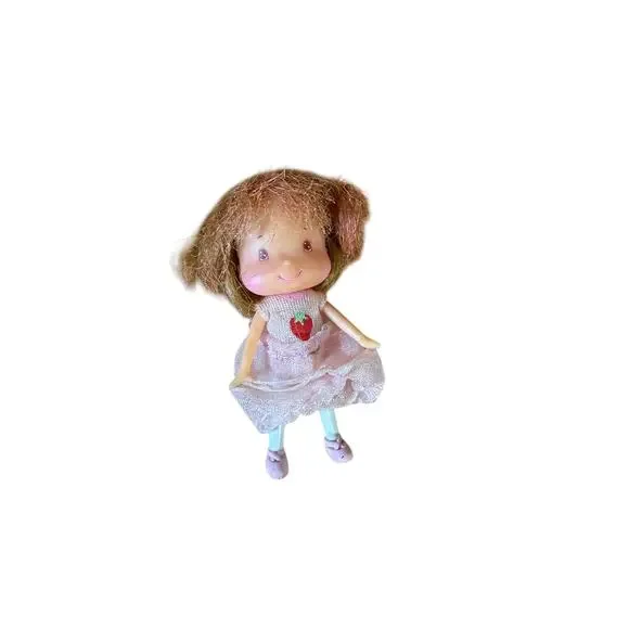 2” Scented Strawberry Shortcake Doll Flat Hands RARE‎ First Edition Vintage Pink