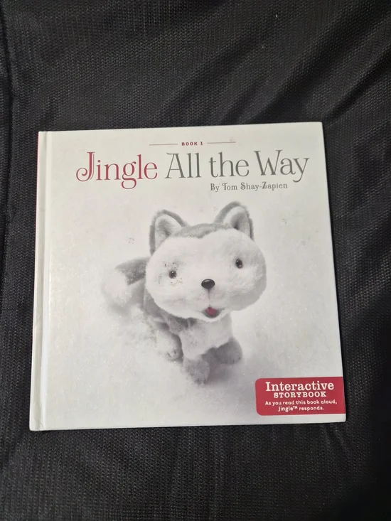 Jingle All the Way Interactive Storybook - White & Gray Cover