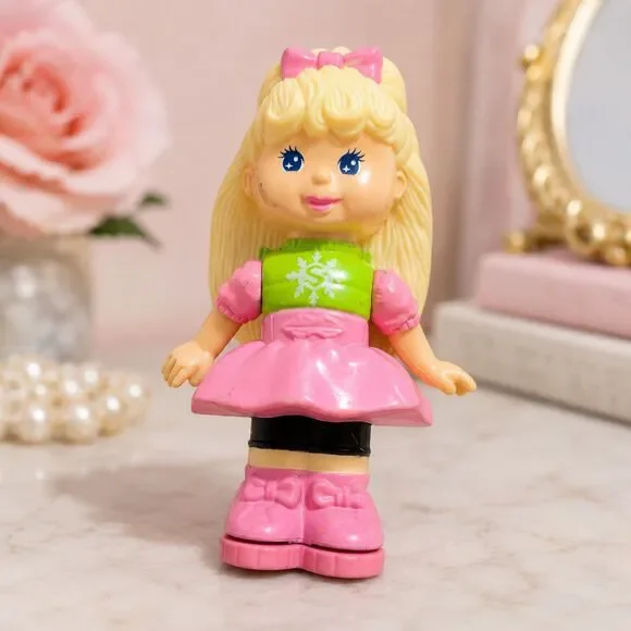 Vintage 1993 McDonalds Sally Secrets Paper Punch Doll Mattel Happy Meal Toy