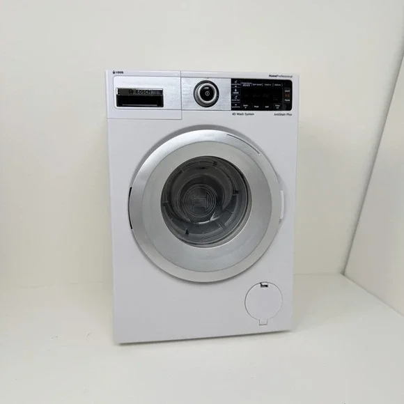 Theo Klein 9213 Bosch Toy Washing Machine Tested Works w/ Box Lights Sound